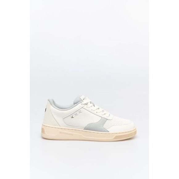 Scotch & Soda White And Low Top Men's Sneakers